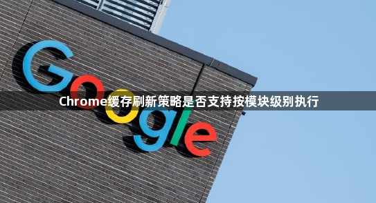 Chrome缓存刷新策略是否支持按模块级别执行1