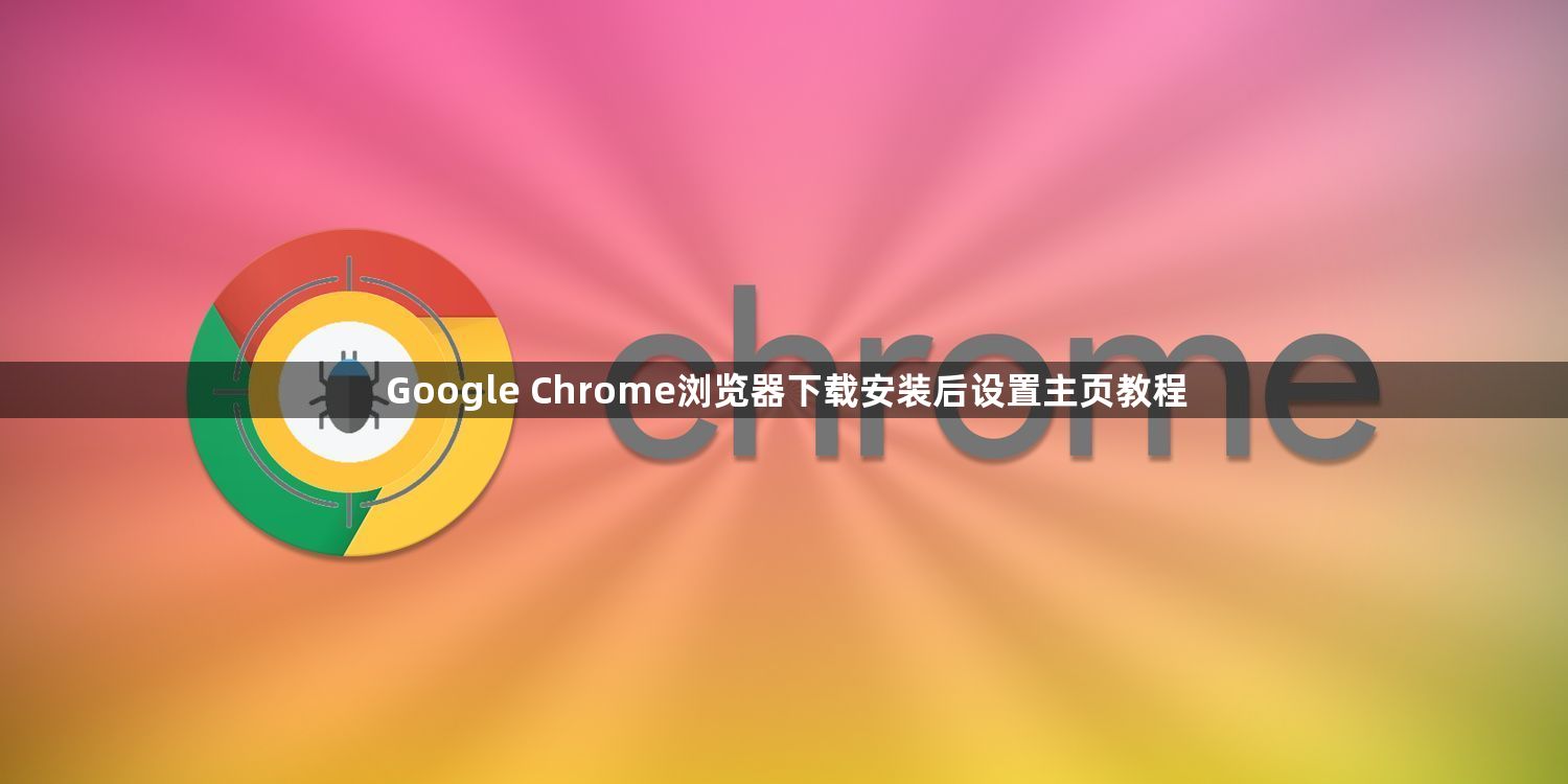 Google Chrome浏览器下载安装后设置主页教程1