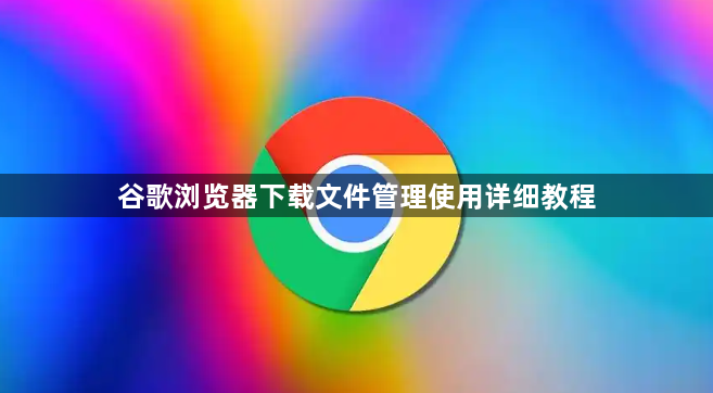 谷歌浏览器下载文件管理使用详细教程1