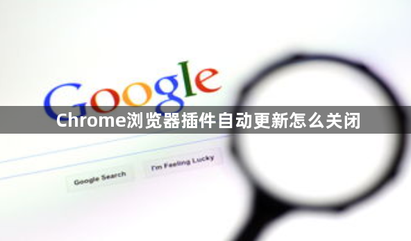 Chrome浏览器插件自动更新怎么关闭1