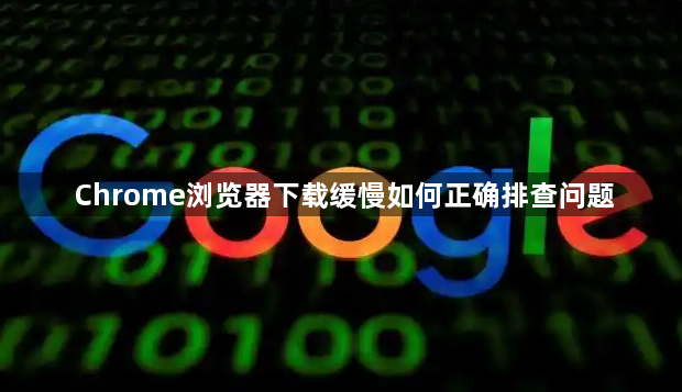 Chrome浏览器下载缓慢如何正确排查问题1