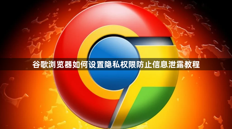 谷歌浏览器如何设置隐私权限防止信息泄露教程1