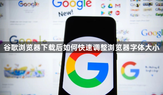 谷歌浏览器下载后如何快速调整浏览器字体大小1
