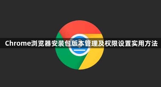 Chrome浏览器安装包版本管理及权限设置实用方法1