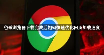 谷歌浏览器下载完成后如何快速优化网页加载速度1