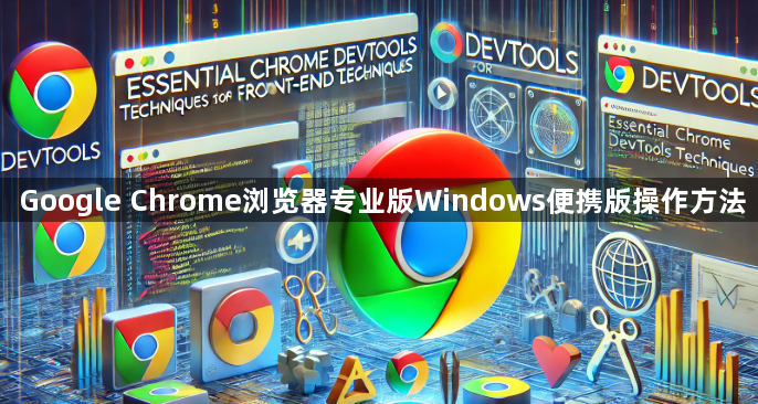 Google Chrome浏览器专业版Windows便携版操作方法1