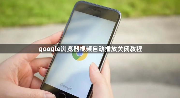 google浏览器视频自动播放关闭教程1