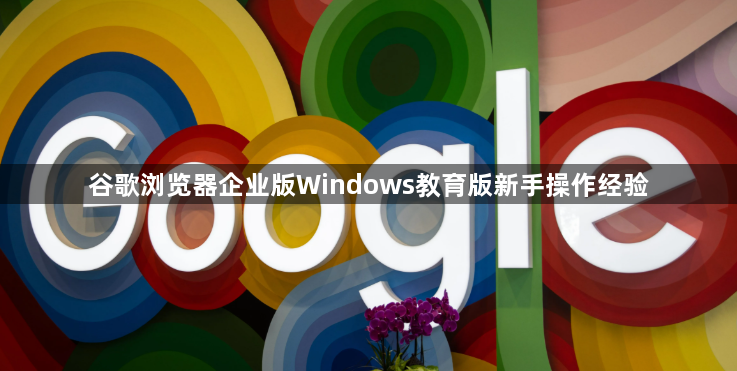 谷歌浏览器企业版Windows教育版新手操作经验1