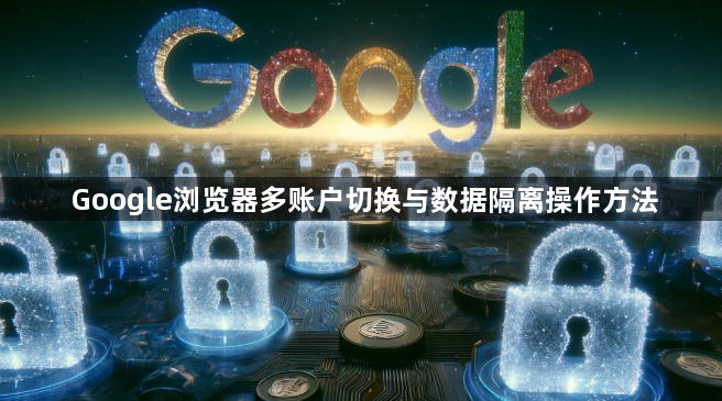 Google浏览器多账户切换与数据隔离操作方法1