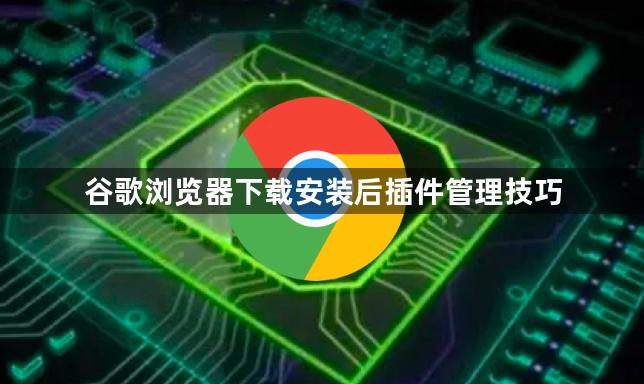 谷歌浏览器下载安装后插件管理技巧1