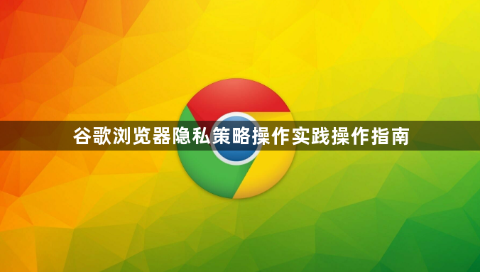 谷歌浏览器隐私策略操作实践操作指南1