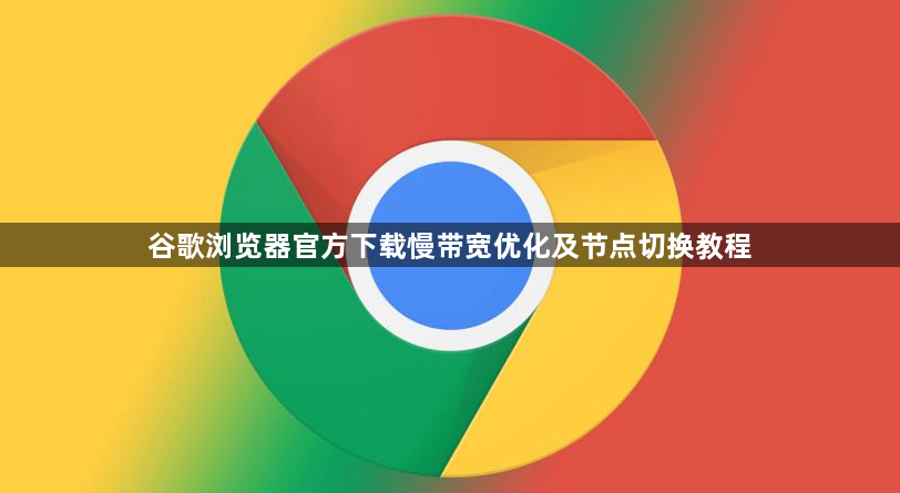 谷歌浏览器官方下载慢带宽优化及节点切换教程1