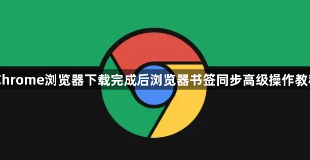 Chrome浏览器下载完成后浏览器书签同步高级操作教程1