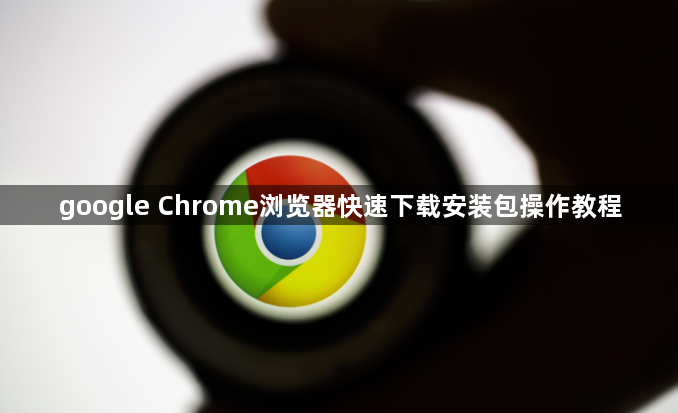 google Chrome浏览器快速下载安装包操作教程1