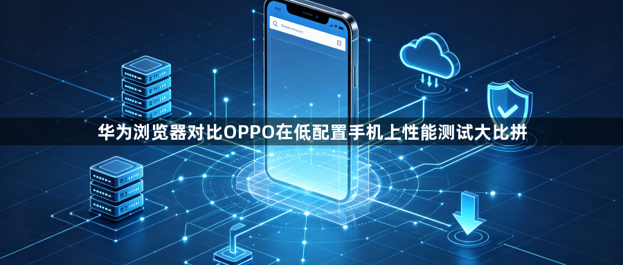 华为浏览器对比OPPO在低配置手机上性能测试大比拼1