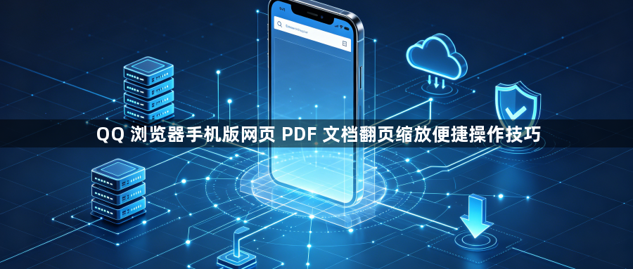 QQ 浏览器手机版网页 PDF 文档翻页缩放便捷操作技巧1