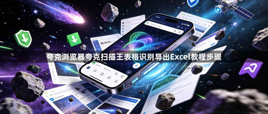 夸克浏览器夸克扫描王表格识别导出Excel教程步骤1