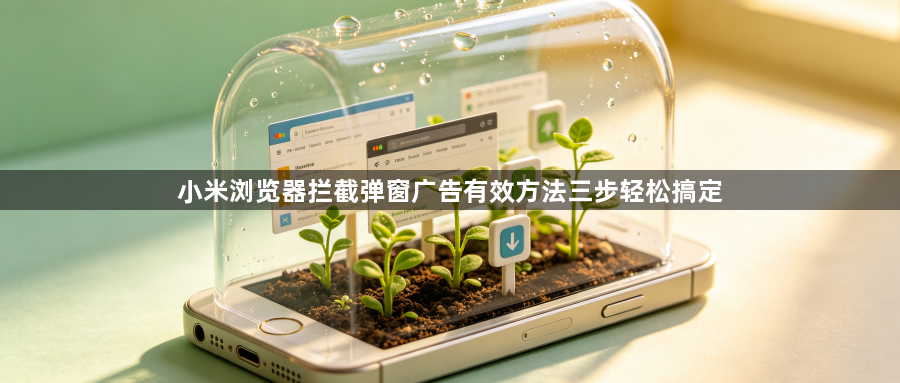小米浏览器拦截弹窗广告有效方法三步轻松搞定1