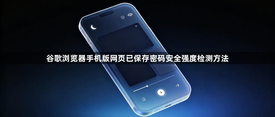 谷歌浏览器手机版网页已保存密码安全强度检测方法1