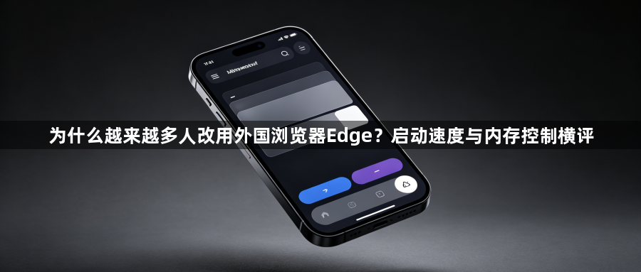 为什么越来越多人改用外国浏览器Edge？启动速度与内存控制横评1