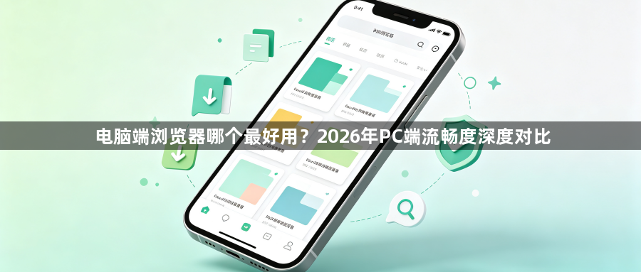 电脑端浏览器哪个最好用?2026年PC端流畅度深度对比1