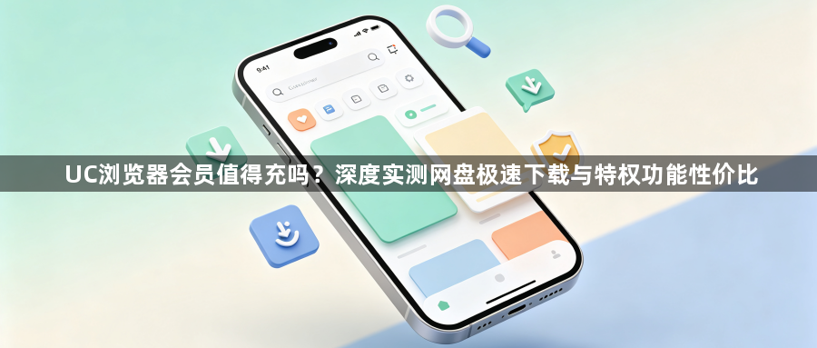 UC浏览器会员值得充吗?深度实测网盘极速下载与特权功能性价比1