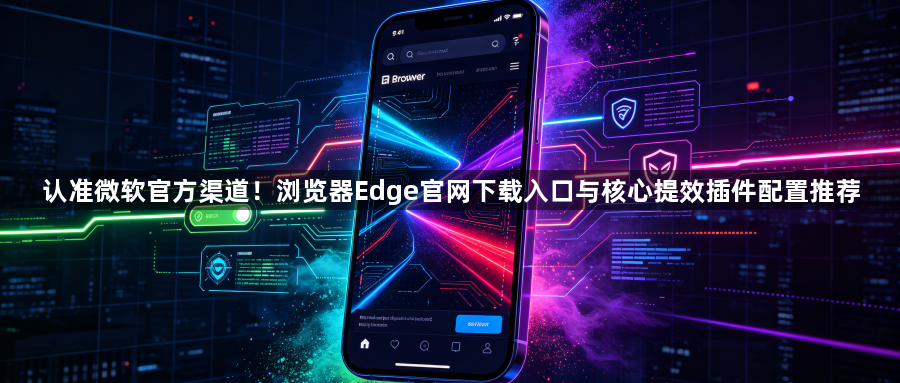 认准微软官方渠道！浏览器Edge官网下载入口与核心提效插件配置推荐1
