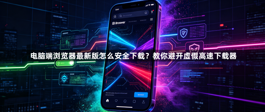 电脑端浏览器最新版怎么安全下载?教你避开虚假高速下载器1