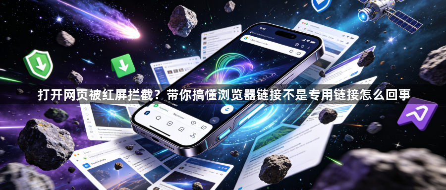 打开网页被红屏拦截?带你搞懂浏览器链接不是专用链接怎么回事1