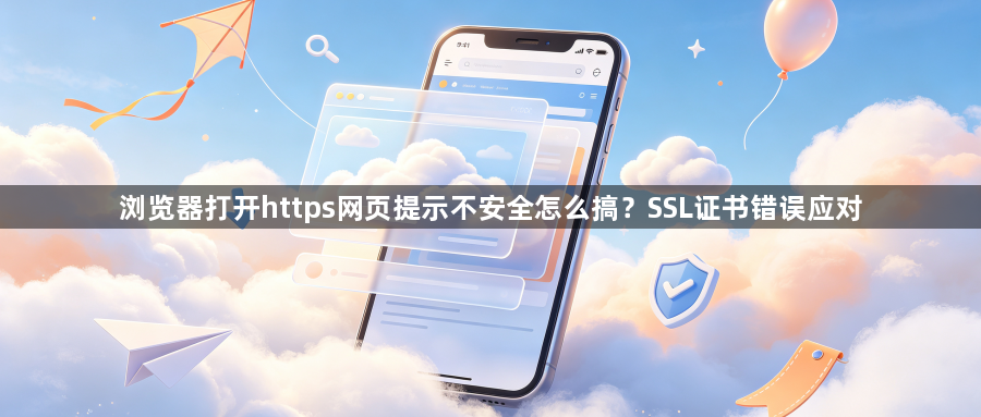 浏览器打开https网页提示不安全怎么搞？SSL证书错误应对1