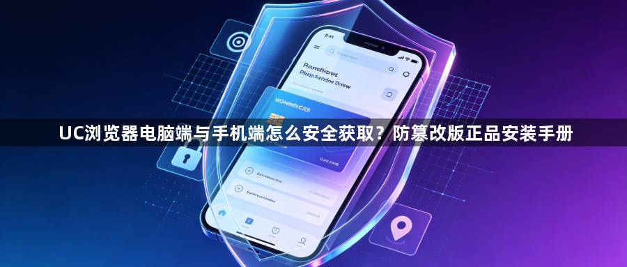 UC浏览器电脑端与手机端怎么安全获取?防篡改版正品安装手册1