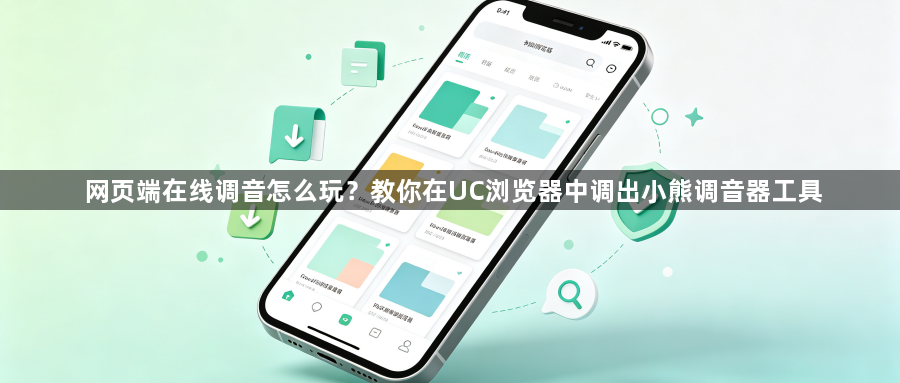 网页端在线调音怎么玩？教你在UC浏览器中调出小熊调音器工具1