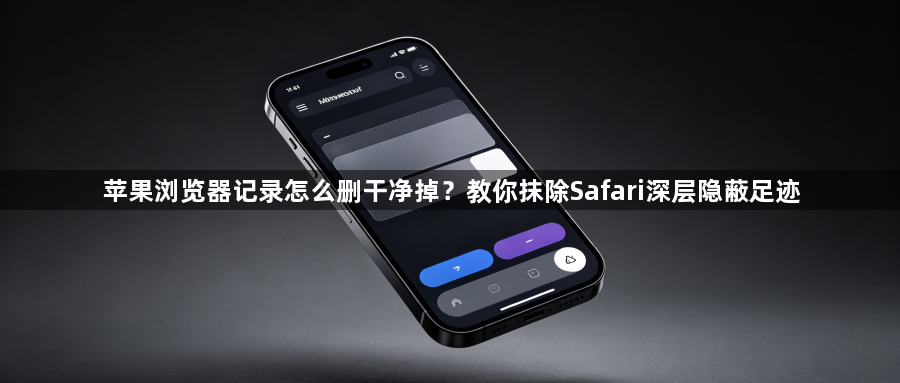 苹果浏览器记录怎么删干净掉？教你抹除Safari深层隐蔽足迹1