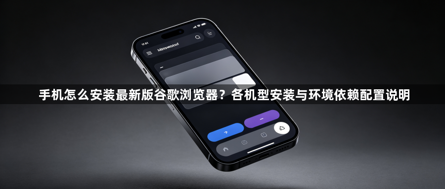 手机怎么安装最新版谷歌浏览器？各机型安装与环境依赖配置说明1