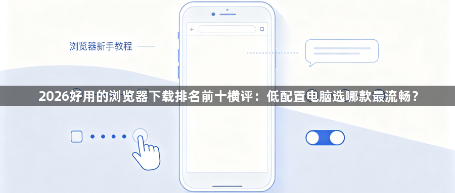 2026好用的浏览器下载排名前十横评:低配置电脑选哪款最流畅?1
