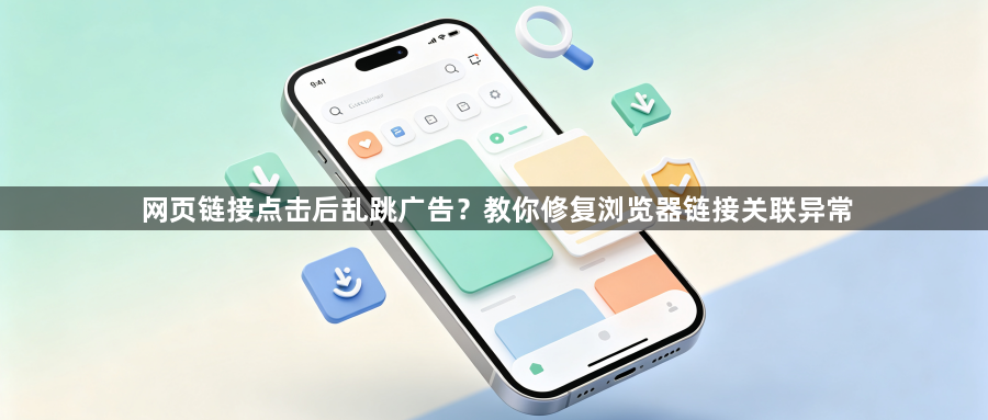 网页链接点击后乱跳广告?教你修复浏览器链接关联异常1