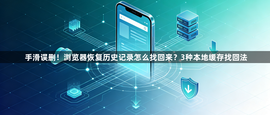 手滑误删！浏览器恢复历史记录怎么找回来？3种本地缓存找回法1