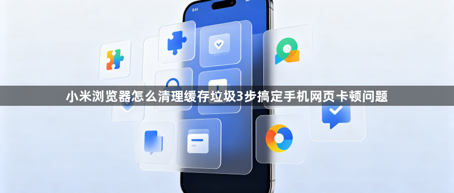 小米浏览器怎么清理缓存垃圾3步搞定手机网页卡顿问题1